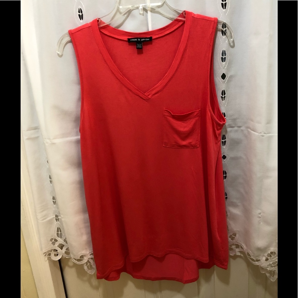 Bright orange Cable and Gauge tee, size XL